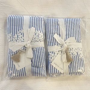 NWT Serena & Lily set of 2 Westport Euro shams